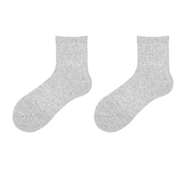 Gray Crew Socks