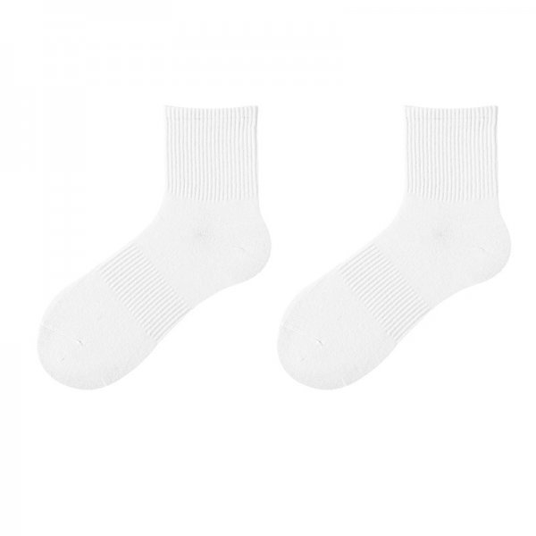 White Crew Socks