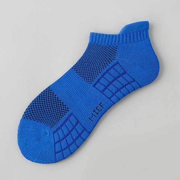 Blue Ankle Socks